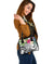 Papua New Guinea Polynesian Shoulder Handbag - Summer Plumeria (White) - Polynesian Pride