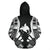 Papua New Guinea Polynesian ll Over Hoodie White Tattoo - Polynesian Pride