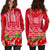 French Polynesia Women's Hoodie Dress - Hibiscus Style - Polynesian Pride