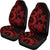 New Caledonia Car Seat Covers - Red Tentacle Turtle - Polynesian Pride