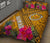 Hawaii Quilt Bed Set - Kanaka Maoli With Hibiscus On Polynesian Patterns (YELLOW) - Polynesian Pride