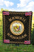 Hawaii Flag Polynesian Premium Quilt Gold - Love Style Gold - Polynesian Pride