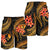 Yap Micronesian Men Shorts - Gold Plumeria - Polynesian Pride