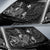Papua New Guinea Auto Sun Shades Turtle Hibiscus Black - Polynesian Pride