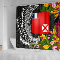 Wallis and Futuna Shower Curtains - Seal Spiral Polynesian Patterns - Polynesian Pride