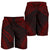 Austral Islands Men's Shorts - Polynesian Chief Red Version - Polynesian Pride