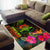 Tuvalu Polynesian Area Rug - Hibiscus and Banana Leaves - Polynesian Pride