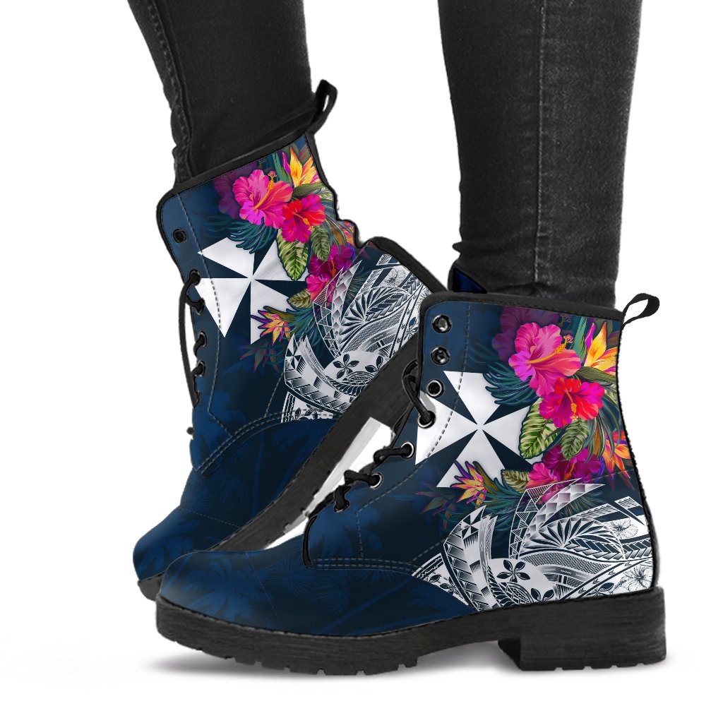 Wallis and Futuna Leather Boots - Summer Vibes - Polynesian Pride
