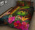 Polynesian Hawaii Polynesian Personalised Quilt Bed Set - Hibiscus and Banana Leaves - Polynesian Pride