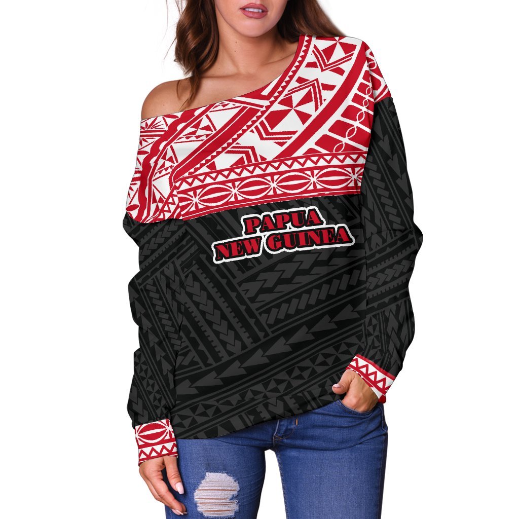 Papua New Guinea Shoulder Sweater - Polynesian Style - Polynesian Pride