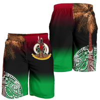 Vanuatu All Over Print Men's Shorts Polynesian Palm Tree Flag - Polynesian Pride