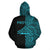 Hawaii Mauna Kea Polynesian Hoodie The Half Turquoise - Polynesian Pride