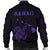 Hawaii Kakau Polynesian Turtle Map Men's Bomber Jacket - Purple - Polynesian Pride