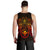 Polynesian Hawaii Men's Tank Top - Red Turtle Manta Ray - Polynesian Pride