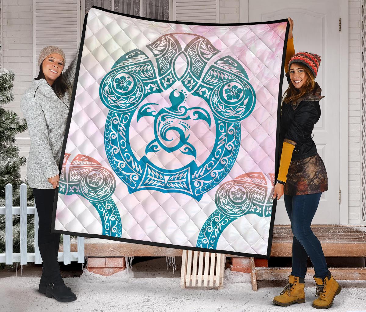 Hawaii Premium Quilt Polynesian Turtle Hawaiian Premium Quilt - TTHS Style - Polynesian Pride