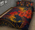 Hawaii Couple Shark Hibiscus Polynesian Quilt Bed Set - Mina Style - AH - Polynesian Pride