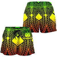 Samoa Polynesian Women's Shorts - Samoa Reggae Seal with Polynesian Tattoo - Polynesian Pride