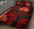 Tonga Polynesian Quilt Bed Set - Red Plumeria - Polynesian Pride