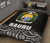 Nauru Quilt Bed Set - Nauru Coat Of Arms Polynesian Tattoo Black Fog Style - Polynesian Pride