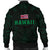 Hawaii Wild Boar Kamapua'a Men's Bomber Jacket - Green - Hawaiian Mythology Style - Polynesian Pride