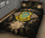 Tuvalu Polynesian Quilt Bed Set Hibiscus Gold - Polynesian Pride