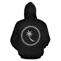 Chuuk Polynesian Custom Zip up Hoodie Micronesia Chuukese Warrior - Polynesian Pride