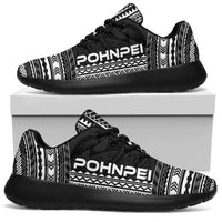 Pohnpei Sporty Sneakers - Polynesian Chief Black Version - Polynesian Pride
