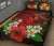 Hawaiian Map Hibiscus Plumeria Kanaka Bouquet Turtle Polynesian Quilt Bedding Set - Polynesian Pride