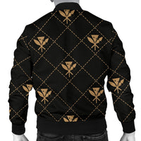 Kanaka Maoli Men's Bomber Jacket Regal AH - Polynesian Pride