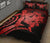 Hawaii Turtle Hibiscus Polynesian Vintage Quilt Bed Set - Red - Polynesian Pride