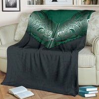 Koru Polynesian Tattoo Premium Blanket - Polynesian Pride