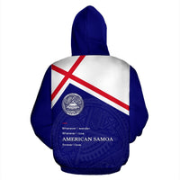 American Samoa Hoodie American Samoa Flag Seal Forever I Love - Polynesian Pride