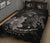 Hawaii Polynesian Turtle Plumeria Quilt Bed Set - Pog Style Gray - Polynesian Pride