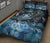 Hawaii Polynesian Turtle Waves Hibiscus Quilt Bed Set - Erik Style - AH - Blue - Polynesian Pride