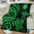 Northern Mariana Premium Blanket - Tentacle Turtle Green - Polynesian Pride