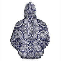 Polynesian Zip up Hoodie Tribal 04 - Polynesian Pride