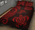 American Samoa Quilt Bed Set - Red Tentacle Turtle - Polynesian Pride