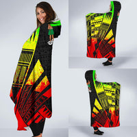 Fiji Hooded Blanket - Polynesian Tattoo Reggae - Polynesian Pride