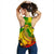Hawaii Reggae Kanaka Maoli Warrior Spearhead Women's Racerback Tank - Polynesian Pride