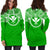 Kanaka Maoli Women Hoodie Dress - Kanaka Maoli Coat Of Arms Polynesian Flag Color - Polynesian Pride