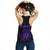 Hawaii Kakau Polynesian Coat Of Arms Women's Racerback Tank - Purple - Polynesian Pride