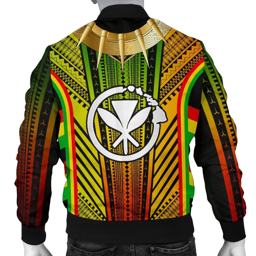 Hawaii Polynesian Custom Personalised Men's Bomber Jacket - Tribal Ornamental - Polynesian Pride