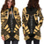 Tokelau Hoodie Dress - Polynesian Tattoo Gold - Polynesian Pride