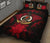 Vanuatu Polynesian Quilt Bed Set Hibiscus Red - Polynesian Pride