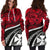 Wallis And Futuna Tapa Women'S Hoodie Dress Polynesian Shark Tattoo - Polynesian Pride