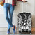 Vanuatu Polynesian Luggage Covers Map Black - Polynesian Pride