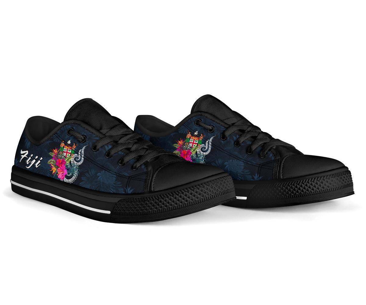Fiji Polynesian Low Top Shoe - Tropical Flower - Polynesian Pride