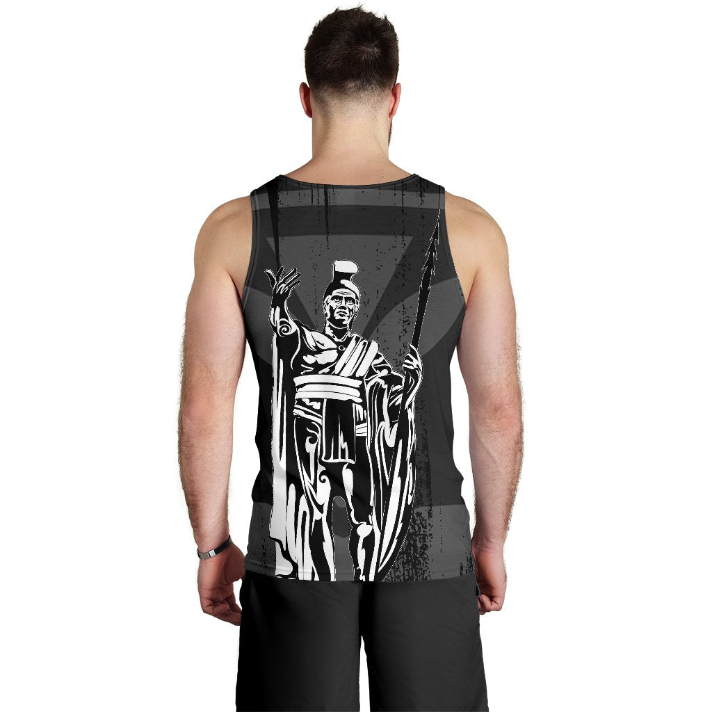 Hawaii King KanaKa Maoli Flag Men's Tank Top - Polynesian Pride