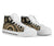 New Caledonia High Top Canvas Shoes - Gold Tentacle Turtle - Polynesian Pride