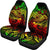 Polynesian Car Seat Covers - Reggae Shark Polynesian Tattoo - Polynesian Pride